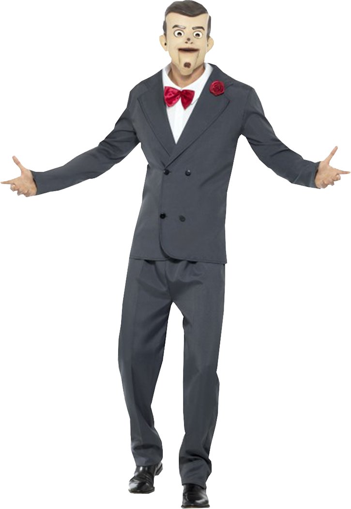 Men Halloween Fancy Dress Club Party Goosebumps Slappy The Dummy Costume