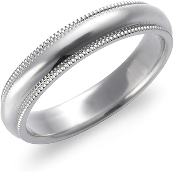 Amazon シノエクラ Shinoeclat 結婚指輪 Pt950 鍛造 プラチナ ミルグレイン マリッジリング 無料刻印 3 5mm 日本サイズ21 5号 リング 通販