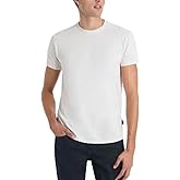 Kenneth Cole New York Men's Short Sleeve Dress T-Shirt (US, Alpha, Small, Regular, Regular, Light Gray)