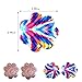 JESWELL Nipple Covers Disposable Pasties Breast Petals for Women Lingerie (Mermaid 10 Pairs)