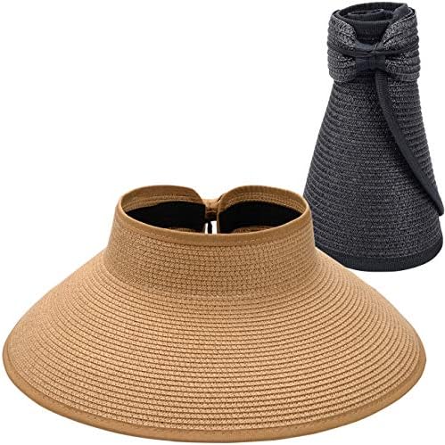 MAYLISACC Foldable Straw Sun Visors for 