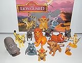 Disney The Lion Guard Deluxe Figure Set of 13 with Prince Kion, Cub Kiara, Bunga the Badger, Pumba, Timon, King Simba, 3 Hyenas and Many More!