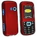 Compatible With LG Cosmos VN250/Rumor2 LX265 Cell Phone Red Rubber Feel Protective Case Faceplate Cover