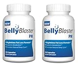 Belly Blaster PM - Night Time Weight Loss Pill - Loss Weight While You Sleep - 60 Day Supply, Pack Of Two