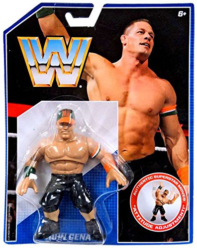 John Cena WWE Retro Wrestling Action Figure with Authentic Superstar Moves 4" IN STOCK