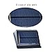 Solar Lights Outdoor,AADDON LED Wireless Waterproof Security Motion Sensor Powered Wall Light for Patio Deck Yard Garden Driveway Fence Stair Walkway Porch
