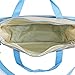 GUGER 5 pcs Multifunctional Baby Diaper Bag Suits Nappy Bag Mommy Bottle Holder Handbag With Changing Pad Larger Capacity Mummy Stroller Maternity Bag (light blue)