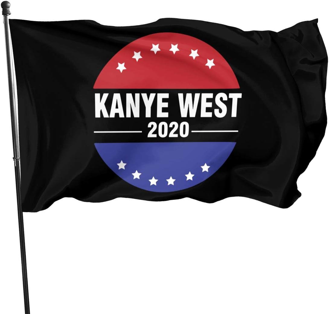 Amazon Com Kanye West 2020 President Garden Flag Banner Flag For Inside Outside 3 X 5 Garden Outdoor