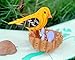 CUTPOPUP Yellow Grosbeak Pop Up Card, 3D Birthday Cards, Fathers Day, Mothers Day Card, Thank You Greeting Card