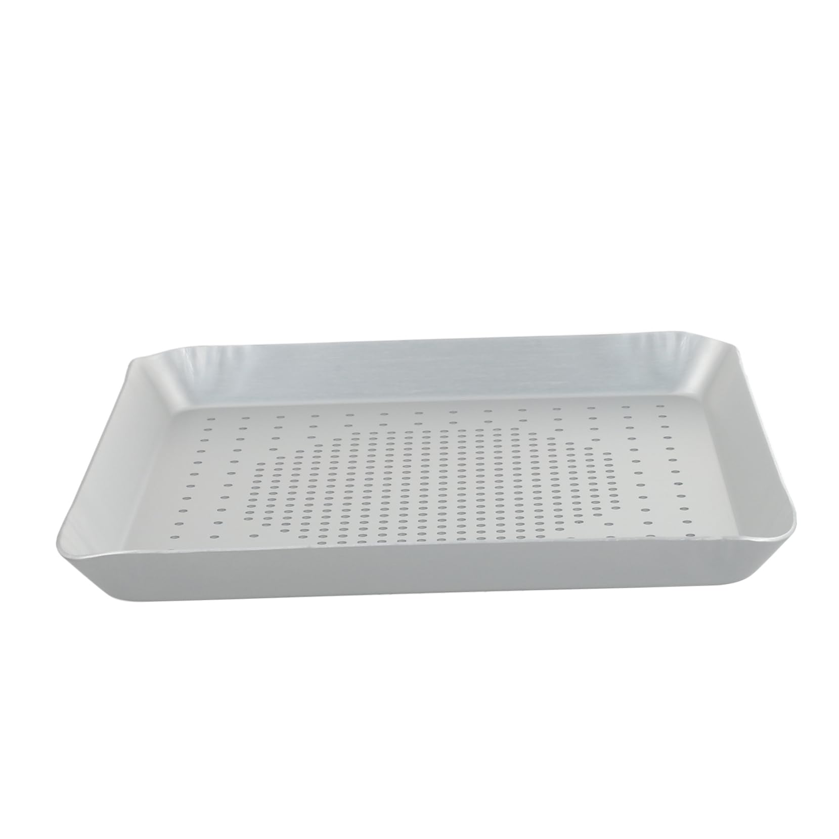 CIYODO Aluminium Alloy Pizza Baking Pan Perforated Pizza Tray for Even Heating Non Stick Baking Toolsilver Ideal for Homemade Pizza Bread and More