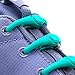 HICKIES 1.0 Elastic One Size Fits All Durable No-Tie Laces - Turquoise (14 Shoelaces, Works in all shoes)