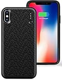 Pumier Battery Charging Case for iPhone X,Ultra Slim Extended Battery Pack Case Cell Phone Charging Case for iPhone X