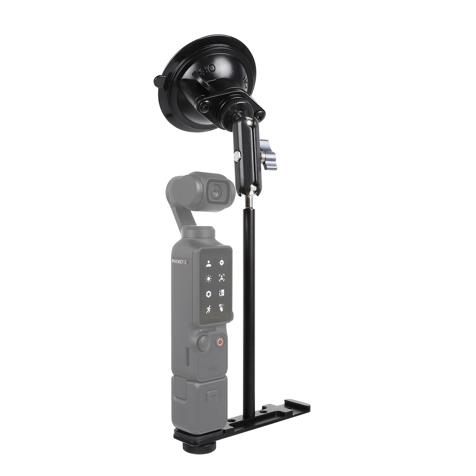 Suction Cup Mount for DJI Osmo Pocket 3, Car Windshield Window