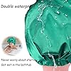 Double-Layer-Large-Shower-Caps-Bowknot-Bath-Hair-Cap-Reusable-Waterproof-Ribbon-Turban-Sleep-Cap-Adjustable-Bath-Cap-with-Elastic-Band-for-Women-Girls-Spa-Beauty-Hair-Care-Home-Travel-Use-Dark-Green Double Layer Large Shower Caps Bowknot Bath Hair Cap Reusable Waterproof Ribbon Turban Sleep Cap Adjustable Bath Cap…
