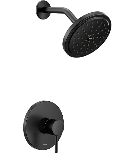 Moen Align M-CORE Duscharmatur Set – 1-Griff, Mattschwarz, Für M-CORE Ventil, Mit Druckausgleich & Einfacher Montage