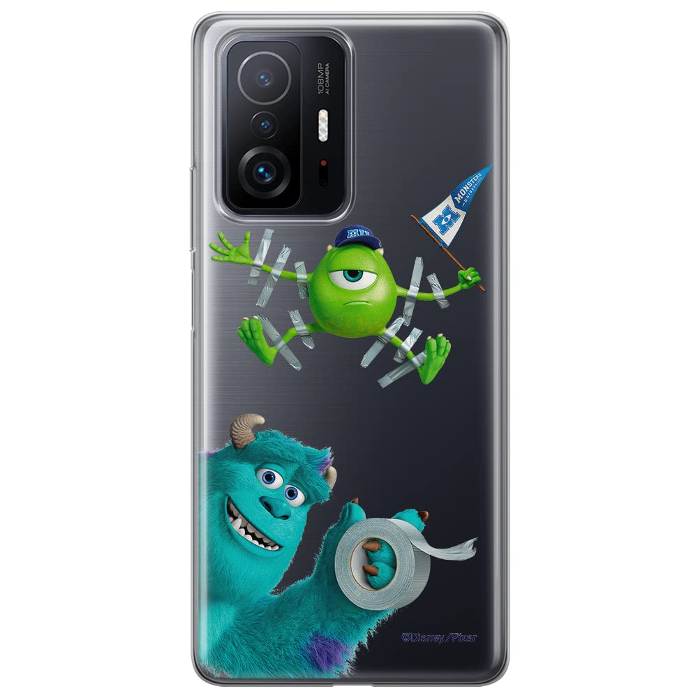 ERT GROUP mobile phone case for Xiaomi 11T 5G / 11T PRO 5G original and officially Licensed Disney pattern Monsters 001 optimally adapted to the shape of the mobile phone, partially transparent