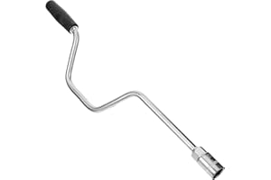 BESTYASH 19.7 Inch Steel Hand Crank for Rv Trailer Parking Leg Stabilizer Galvanized Finish Replacement Jack Handle for Trail