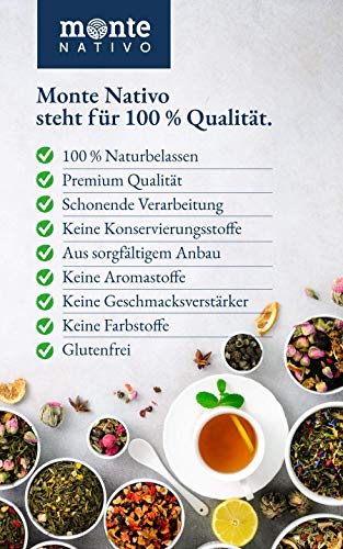 Himbeerblättertee Monte Nativo (300g) - Raspberry leaf tea während der Geburtsvorbereitung - Himbeerblätter ohne unerwünschten Zusätzen - Tee lose 100% natürlich - Aromatischer Kräutertee – Bild 5