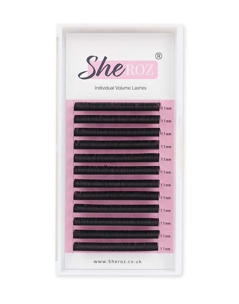 Sheroz Russian Volume Lashes Mink Individual Eyelash Extension - Curl DD (Curl DD - 0.07-10mm)