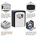 KIPRUN Key Storage Lock Box, 4-Digit Combination Lock Box, Wall Mounted Lock Box, Wall Mounted Key Safe Box/Security Key Holder/Code Storage Case/Cipher Lock Box