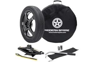 Modern Spare Complete Compact Spare Tire Kit w/Carrying Case - Fits 2016-2024 Chevrolet Camaro Models (*Excluding ZL1)