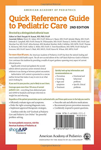 Quick Reference Guide to Pediatric Care - //medicalbooks.filipinodoctors.org