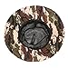 Crytech Fishing Sun Boonie Hat Waterproof Breathable Mesh Wide Brim Summer Uv Protection Safari Cap Foldable Outdoor Fisherman Hunting Hat Camo Tacticle Bucket Hat for Women Men (Grey)thumb 4