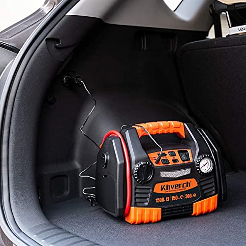 Kinverch Battery Jump Starter 1500 Peak/750 Instant Amps Portable Power