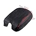 Real Genuine Leather Console Lid Armrest Arm Rest Cover Upholstery For 2008-2012 08-12 Honda Accord (Black)