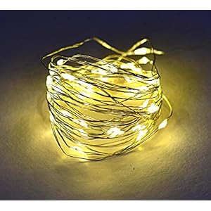tu casa DW-410 – LED Copper Wire String Light Battery Operated – 3 Mtrs – Yellow