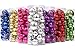 Sea Team Classic Various Sizes Barrel Plating Glaze Finish Solid Color Christmas Balls Ornaments Set Multicolor-Choice Festive Hanging Ornaments in Size of 1.57