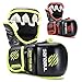 Sanabul Essential 7oz MMA Gloves for Men & Women, Hybrid MMA Martial Arts, Sparring Grappling Training, Padded Kick Boxing Gloves, Black/Green Small/Medium