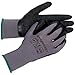 Amazon Basics Latex Coated Work Gloves, Nylon Liner Fiber, Grey, Size 8, M, 12-Pair