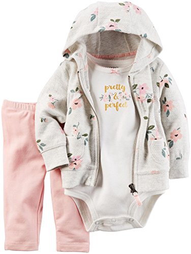 Carter's Baby Girls 3 Pc Sets 127g223, Floral, 18M
