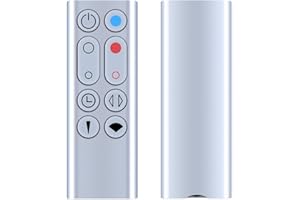 PZL New Replacement Remote Control for Dyson Pure Hot+Cool Fan Purifying Heater HP00 HP01, Part NO.967197-13 (Silver)