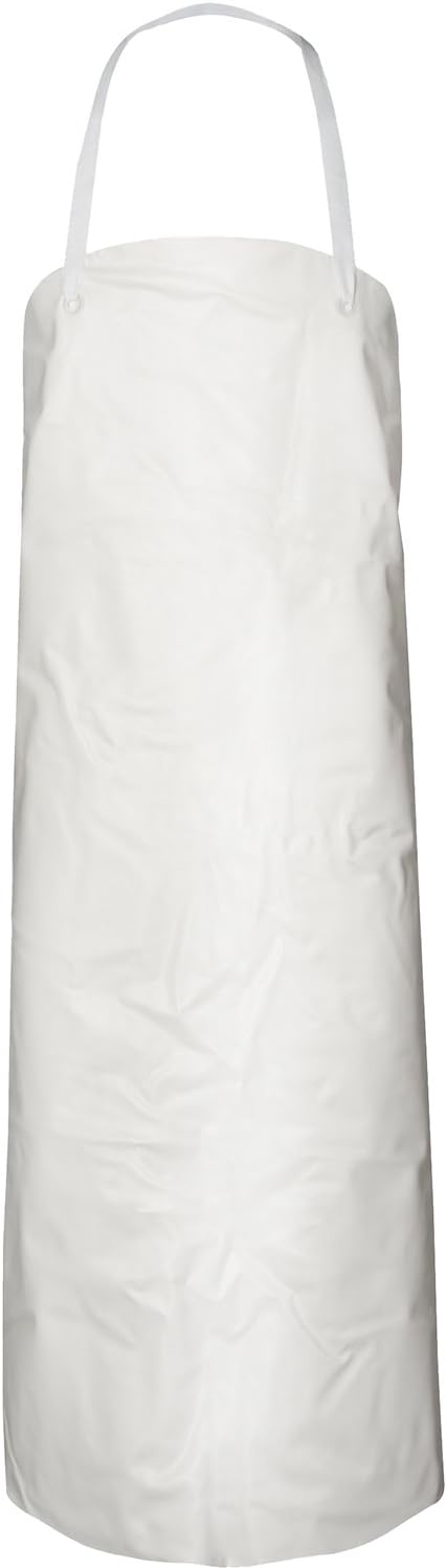 Asatex W3M GUNOVA Acid Protection Apron, White, one Size