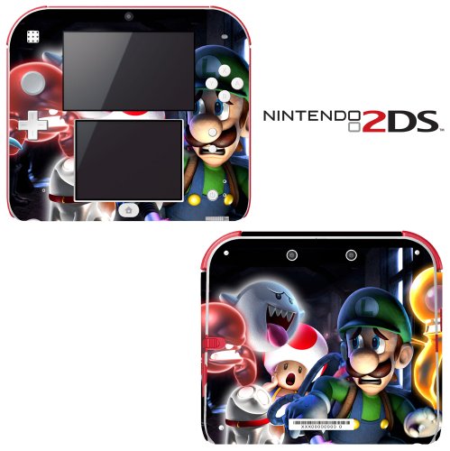 Super Mario Luigi's Mansion Decorative Video Game Decal Cover Skin Protector for Nintendo 2Ds