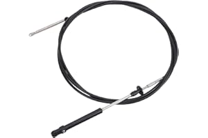 Yosoo Health Gear 12.5FT Throttle Shift Remote Control Cable 173112, Marine Outboard Engine Control Cable Replacement for Evi