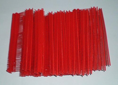 5000 red 1" CLOTHING GARMENT PRICE LABEL TAGGING TAGGER GUN BARBS FASTERNERS