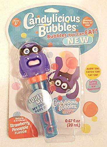 Candylicious Bubbles! Bubbles You Can Eat! Any Child Will Love Them! Fun For Hours And Delicious! (Strawberry Pineapple)
