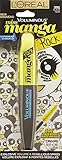 L'Oreal Paris Voluminous Miss Manga Rock Waterproof Mascara,391 Black, (Pack of 3)