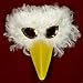 SACASUSA True Yellow Feather Bird Mask with yellow beak