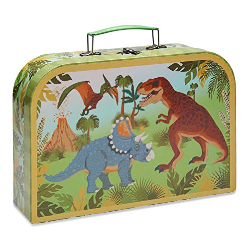 Wobbly Jelly 'Stomping Dinosaur' Metal Café Set & Carry Case Toy (14