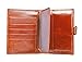 IDEAWIN RFID Travel Wallet Case Genuine Leather Trifold 2 Passport Holder Wallet