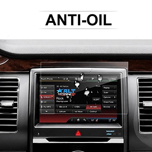 Ford Escape Expedition Flex Fusion Focus RS ST Mustang GT350 8 Inch Car Navigation Screen Protector,LFOTPP [9H] Tempered Glass Center Touch Screen Protector Anti Scratch High Clarity