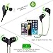 Bluetooth Headphones Wireless Magnetic Earbuds Stereo Earphones Noise Canceling In-Ear Headsets for Sports with Microphone