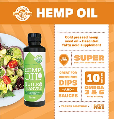 Manitoba Harvest Hemp Seed Oil, Cold Pressed, 10g of Omegas per Serving, Non-GMO, 32 Fl Oz - Thumbnail 6