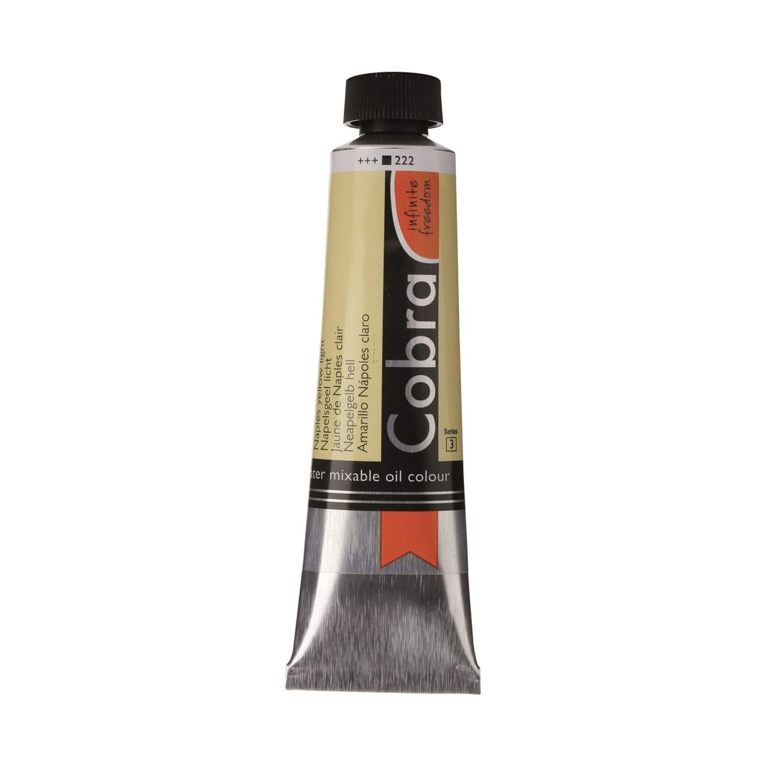 Cobra Artist Oil Colour Tube 40 ml Naples Yellow Light 222