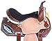 AceRugs Premium Barrel Racing Western Horse Saddle TACK Set Crystal Show Pink Turquoise Leather Bridle Breast Collar REINS (Wings, 16)thumb 4