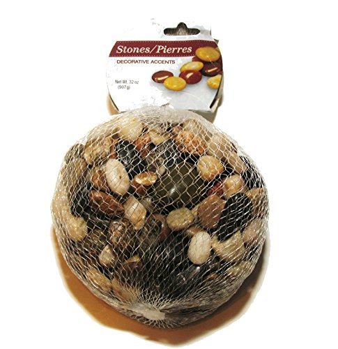 Accent Rocks Stone Mini Fountain, Aquarium, Candel Vase Decor, 32 Ounce